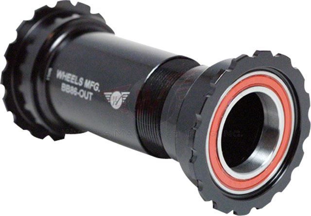 Wheels Manufacturing Thread-Together BB86/92 Bottom Bracket | SRAM | Angular Contact Bearings | Black