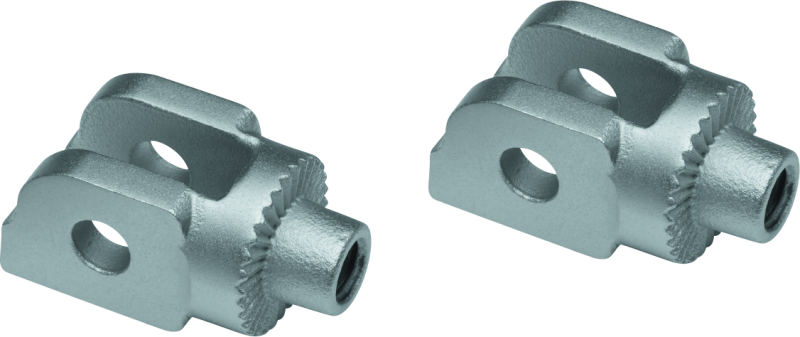 Kuryakyn Splined Peg Adapter BMW Silver - Cycle City Outdoors