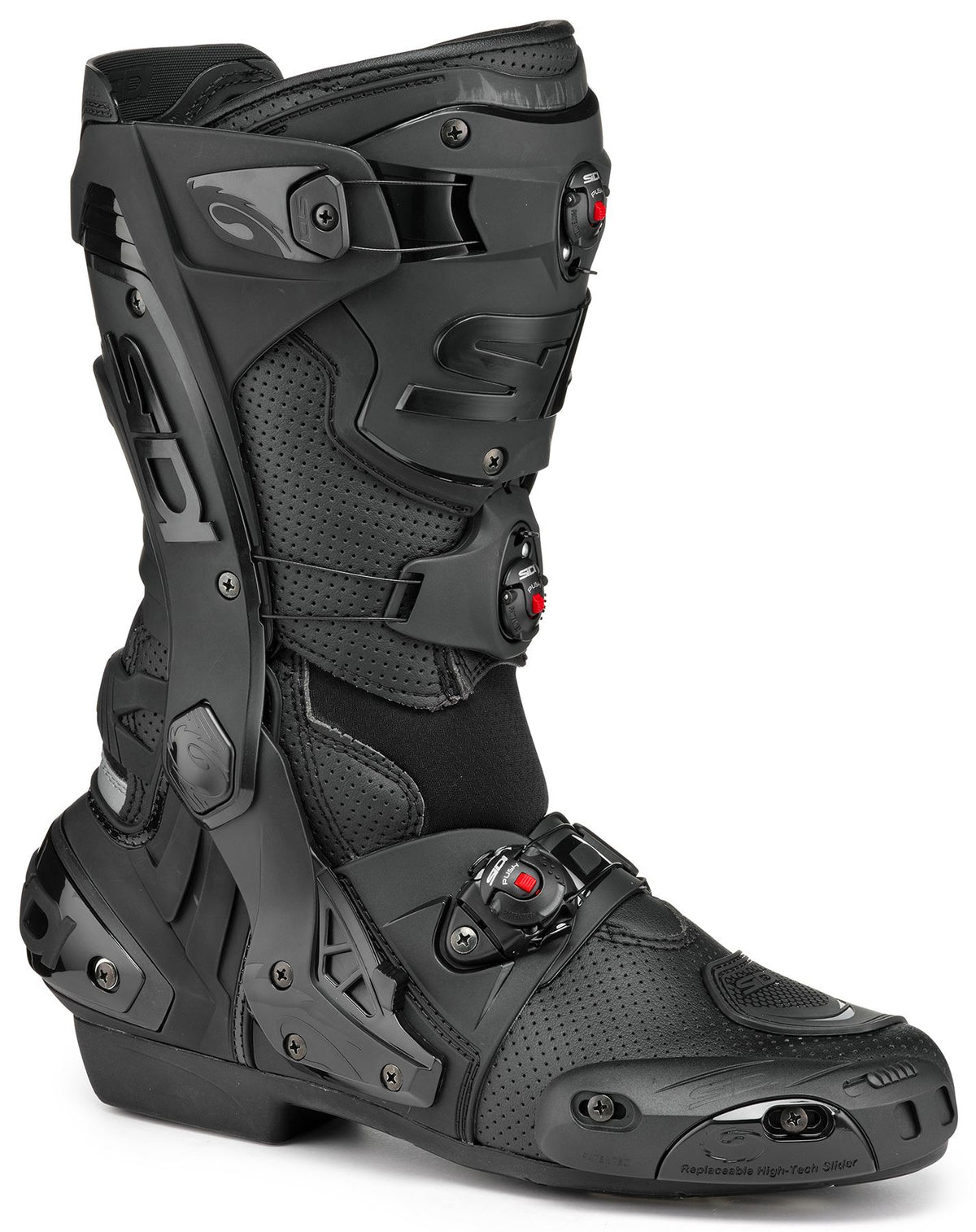 Sidi Rex Air Motorcycle Boots | Perforated Technomicro & Tecno-3 Push Closure