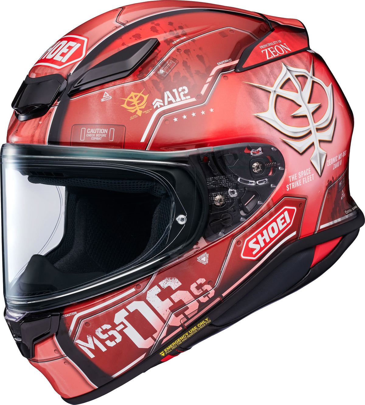 Shoei RF-1400 Char's Zaku II TC-1 Full-Face Motorcycle Helmet | AIM+ Shell & Pinlock EVO Included
