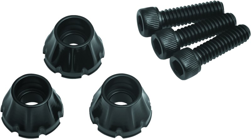 Kuryakyn Windshield Screws FLH Black - Cycle City Outdoors