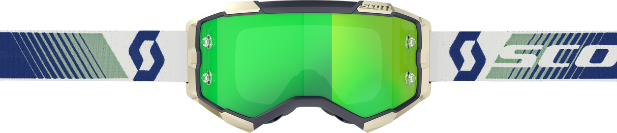 Fury Goggle Blue/Green Green Chrome Works
