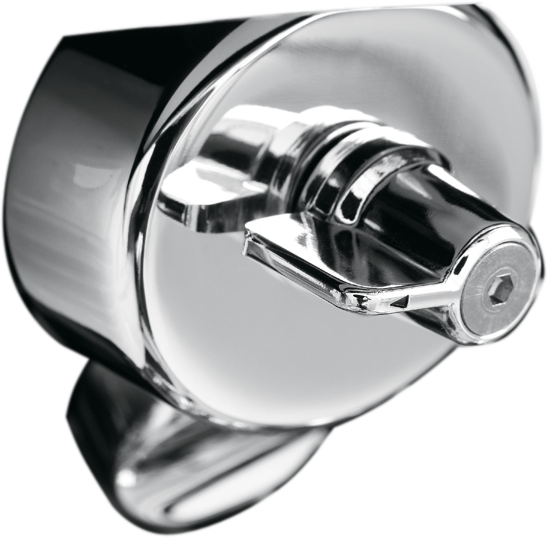 SHOW CHROME Fuel Shut Off Knob - Chrome - Honda 1-247