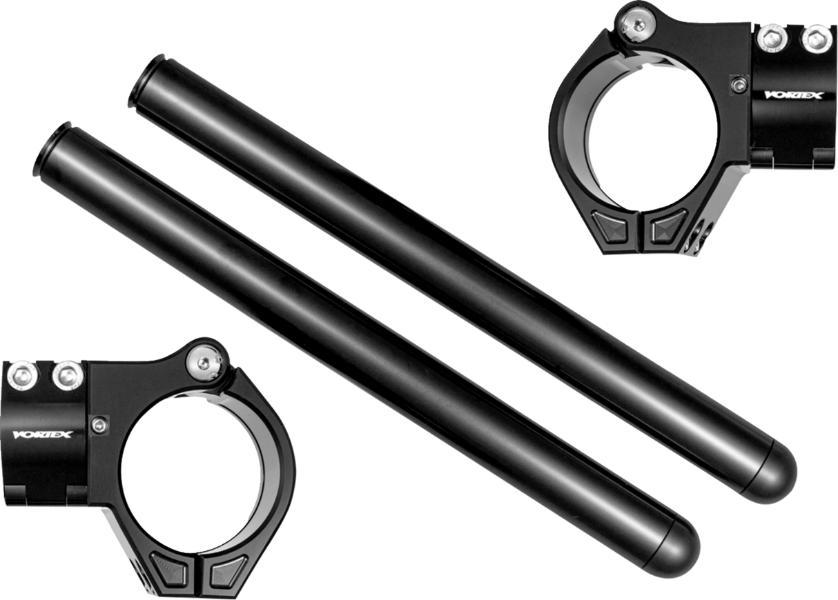 VORTEX Replacement Clip-On Handlebar - Zero Offset - Black CLR004K
