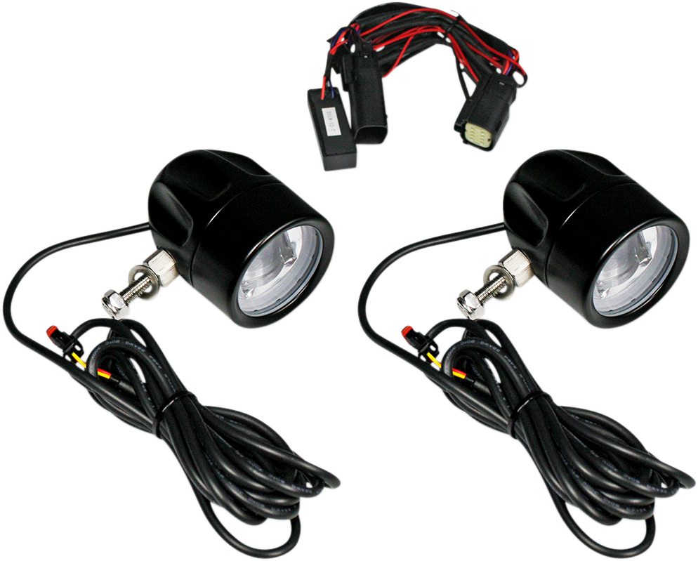 Custom Dynamics LED Fog Light - SS8 - Black PB-FOG-SS8-B - Cycle City Outdoors