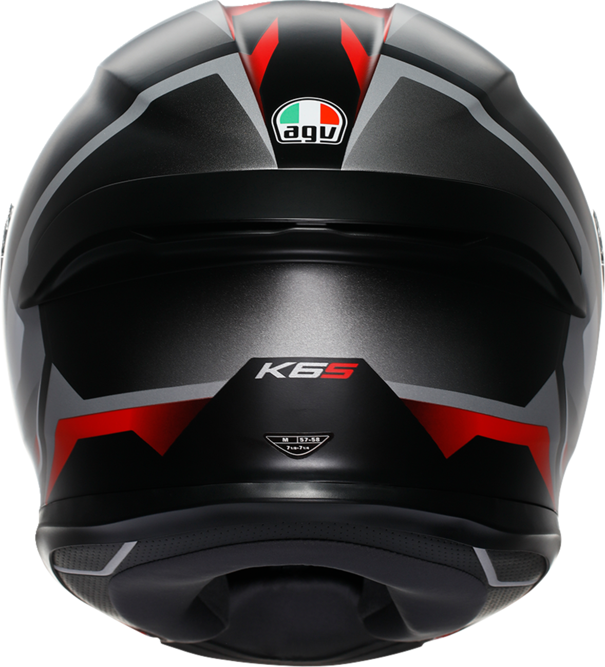 AGV K6 S Helmet - Karve - Matte Black/White/Red - XL 2118395002-025-XL