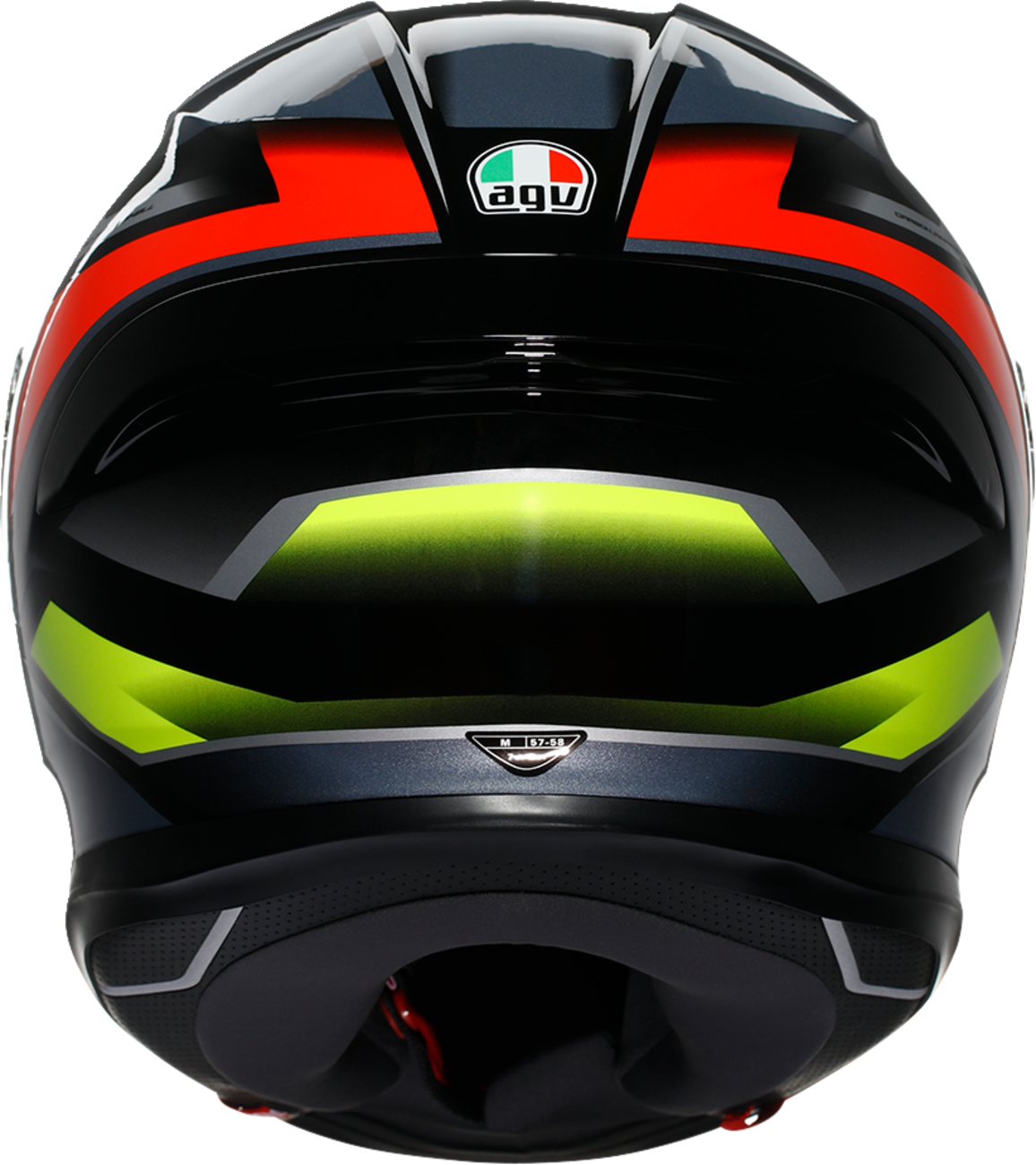 AGV K6 S Helmet - Erazer - Black/Red/Yellow Fluo - Small 2118395002-026-S
