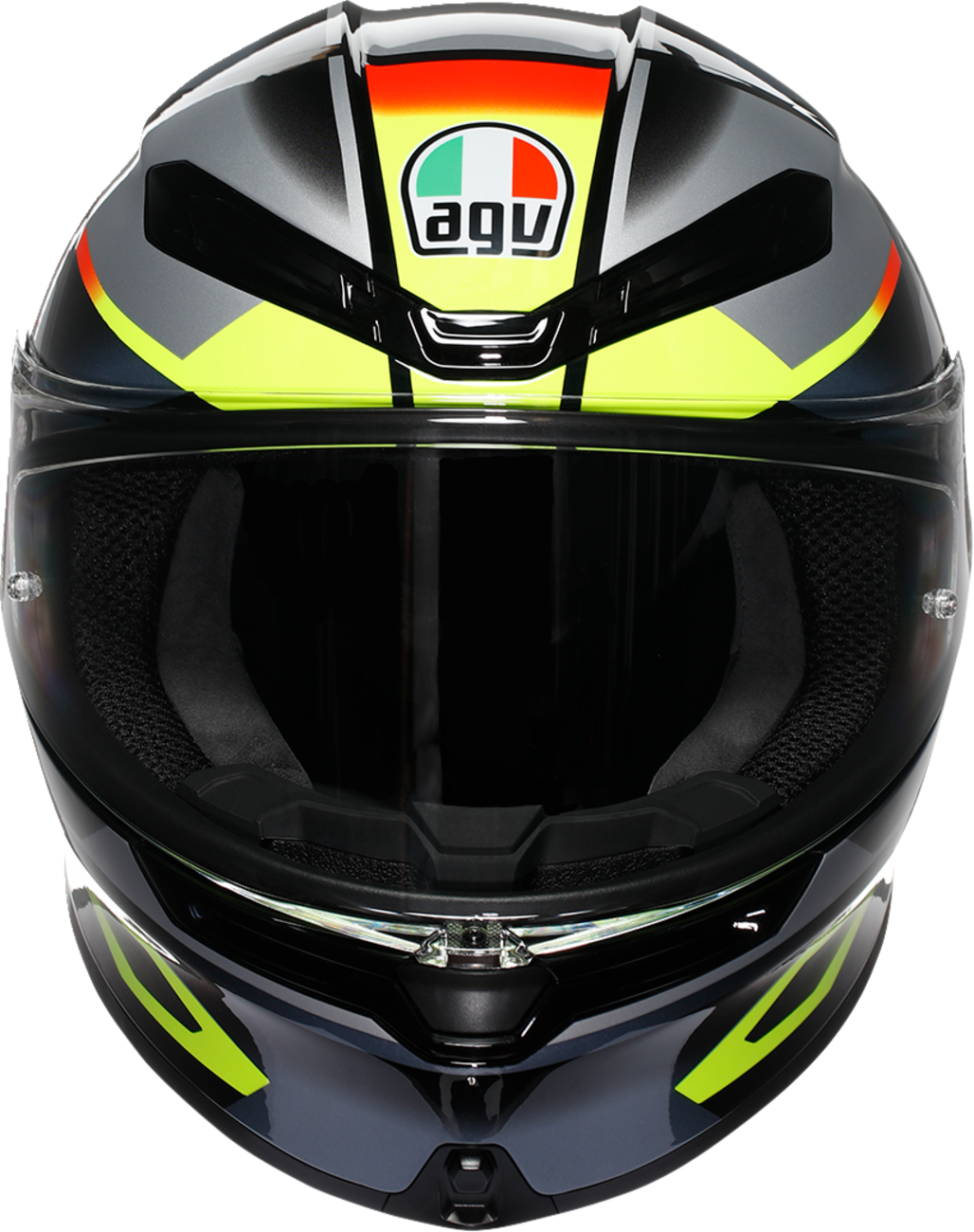 AGV K6 S Helmet - Erazer - Black/Red/Yellow Fluo - Large 2118395002-026-L