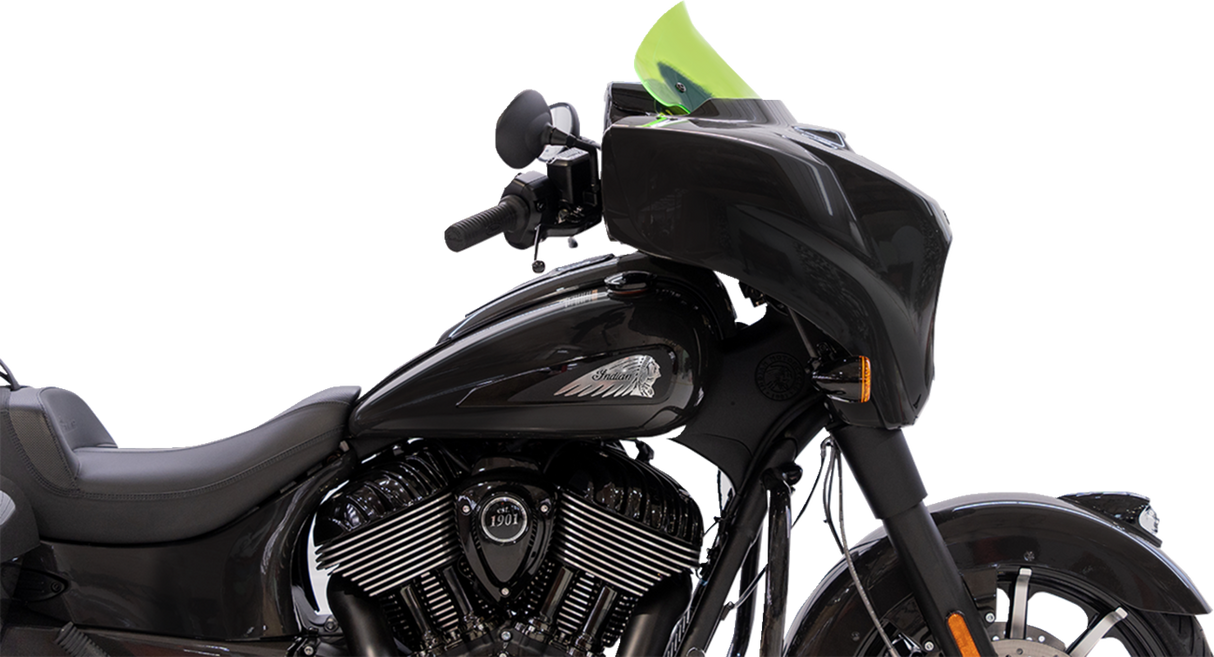 KLOCK WERKS Kolor Flare* Windshield - 10" - Green Ice KWW-04-0634