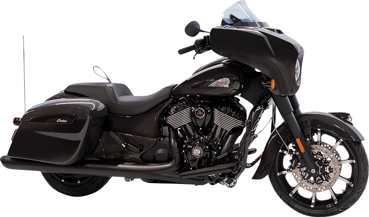 KLOCK WERKS Kolor Flare* Windshield - 10" - Blue Ice KWW-04-0635