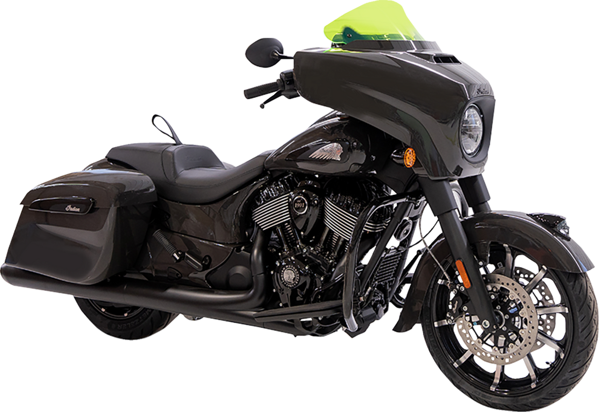 KLOCK WERKS Kolor Flare* Windshield - 10" - Green Ice KWW-04-0634