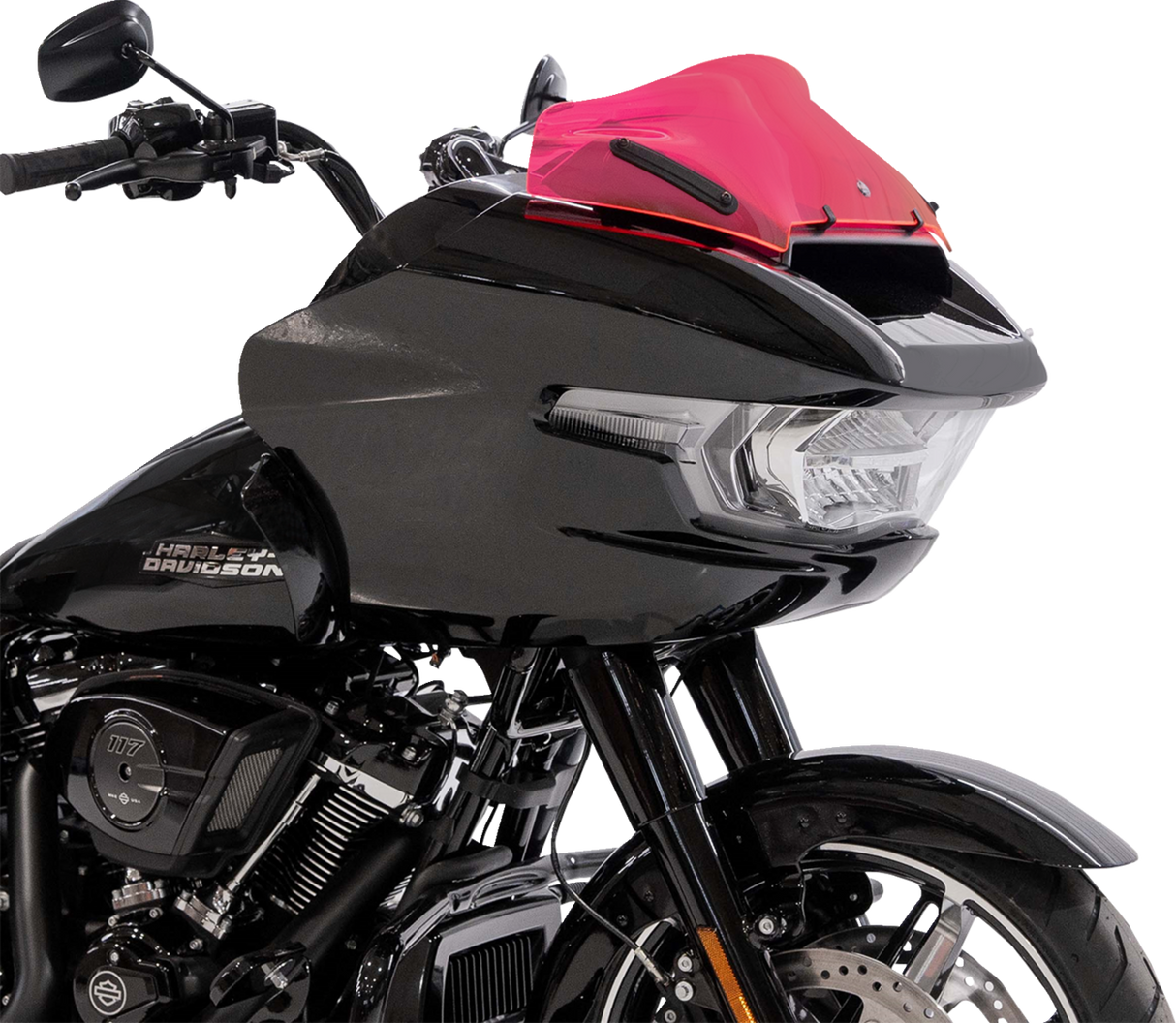 KLOCK WERKS Kolor Flare* Windshield - 10" - Pink Ice KWW-01-0750