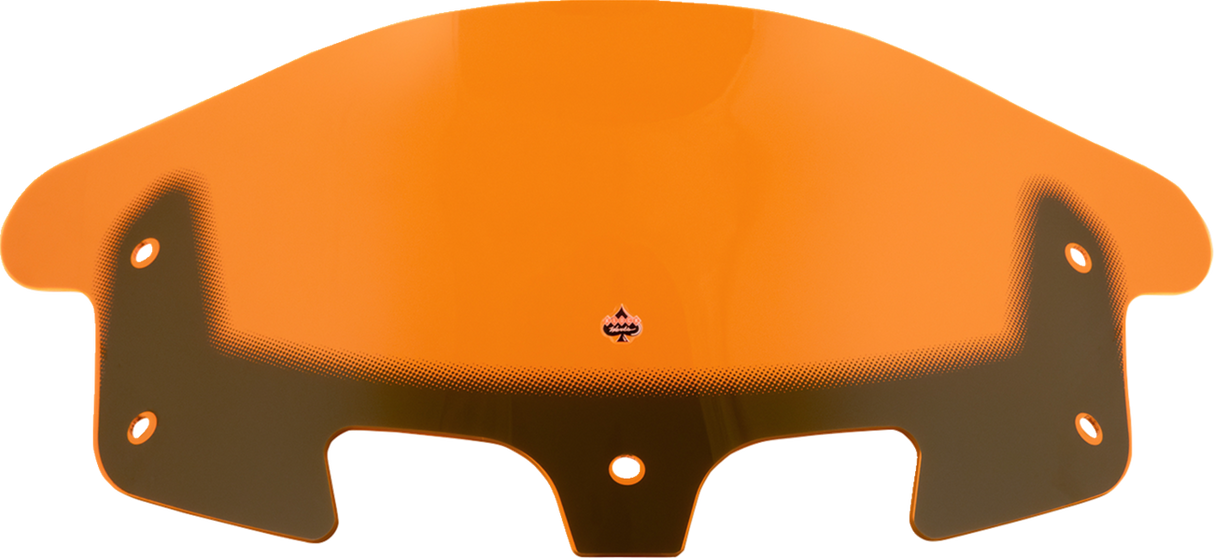 KLOCK WERKS Kolor Flare* Windshield - 10" - Orange Ice KWW-04-0632