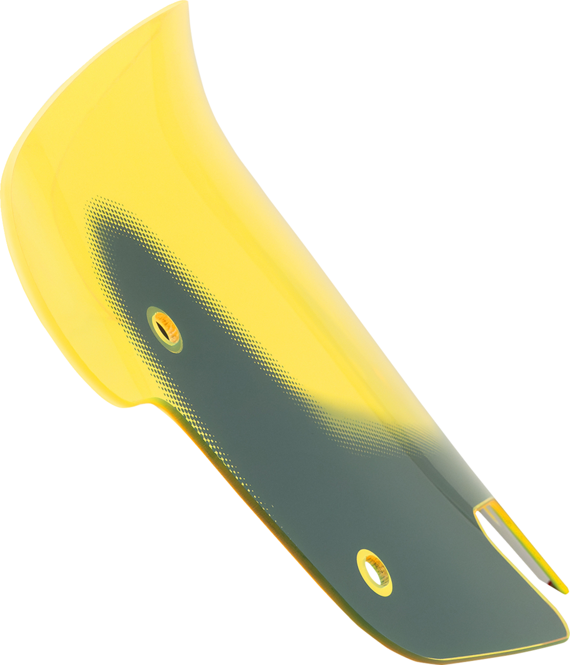 KLOCK WERKS Kolor Flare* Windshield - 10" - Yellow Ice KWW-04-0633