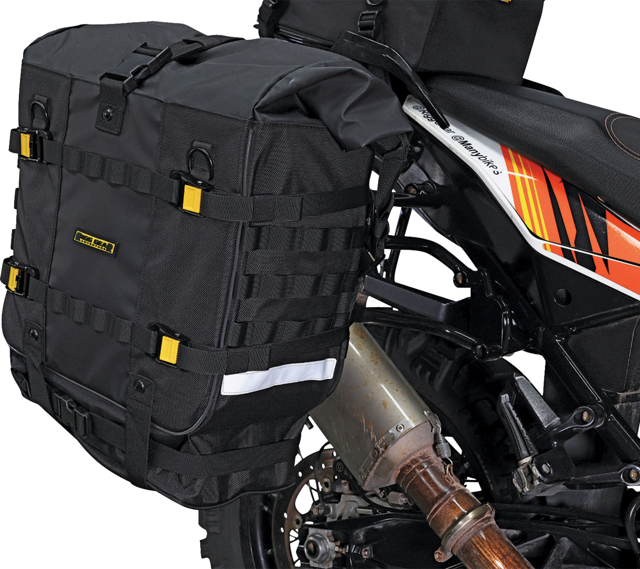 NELSON RIGG Trails End Adventure Saddlebags - Black RG-2050