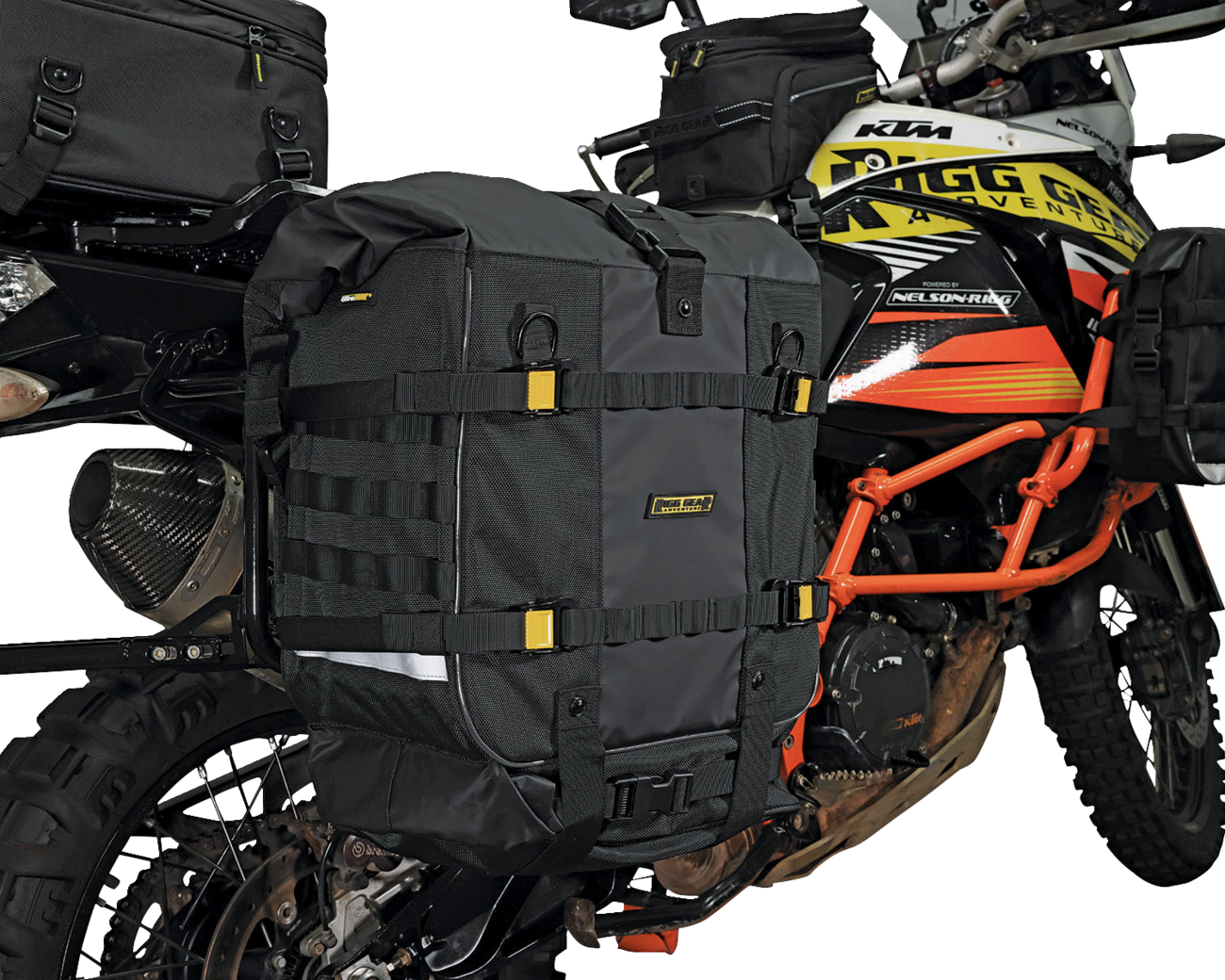 NELSON RIGG Trails End Adventure Saddlebags - Black RG-2050