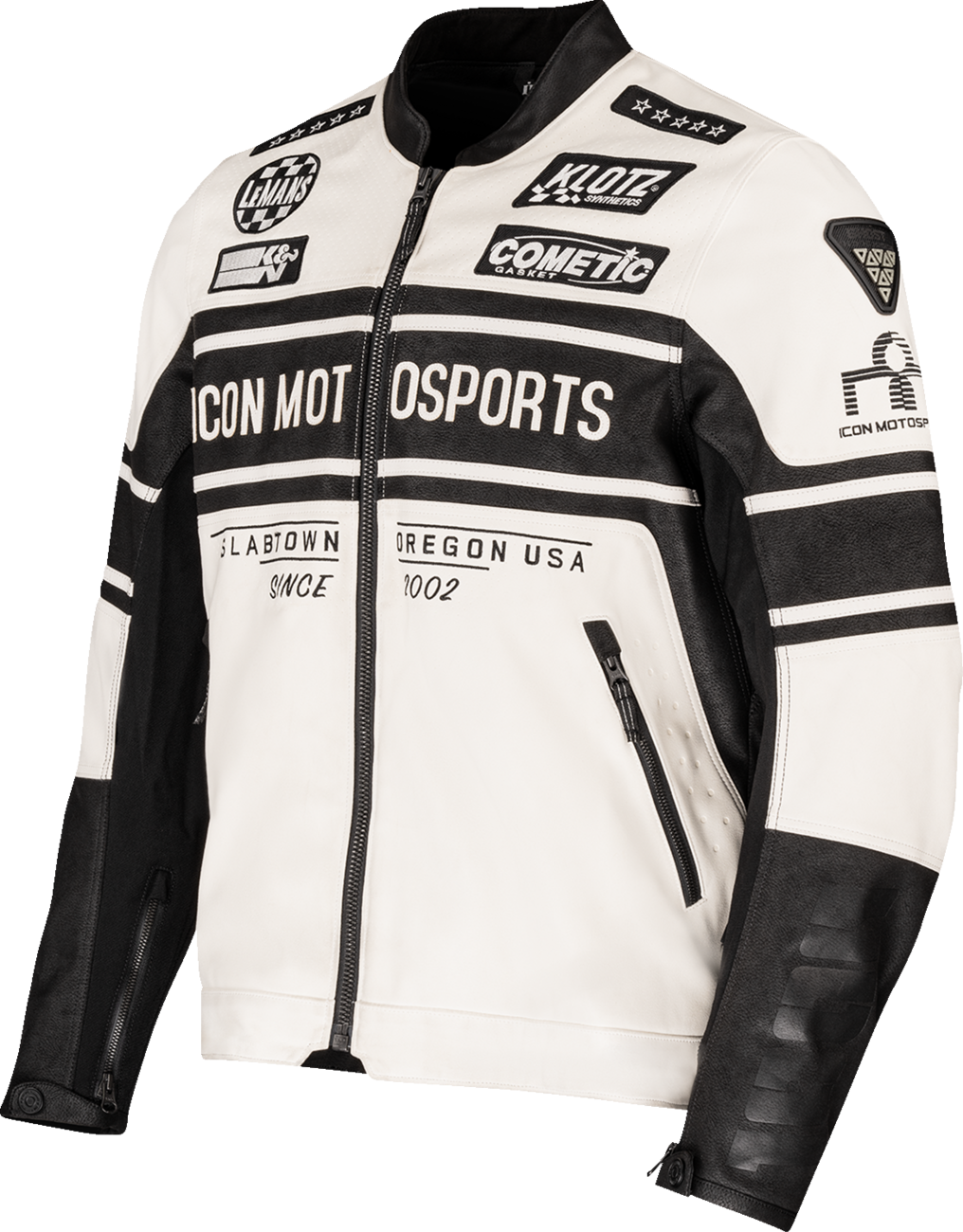 ICON Neo Daytona 2 Jacket - White/Black - 2XL 2820-7072