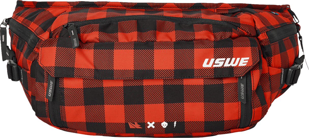 USWE Waist Hip Pack - 6L - Flannel Red 206083048