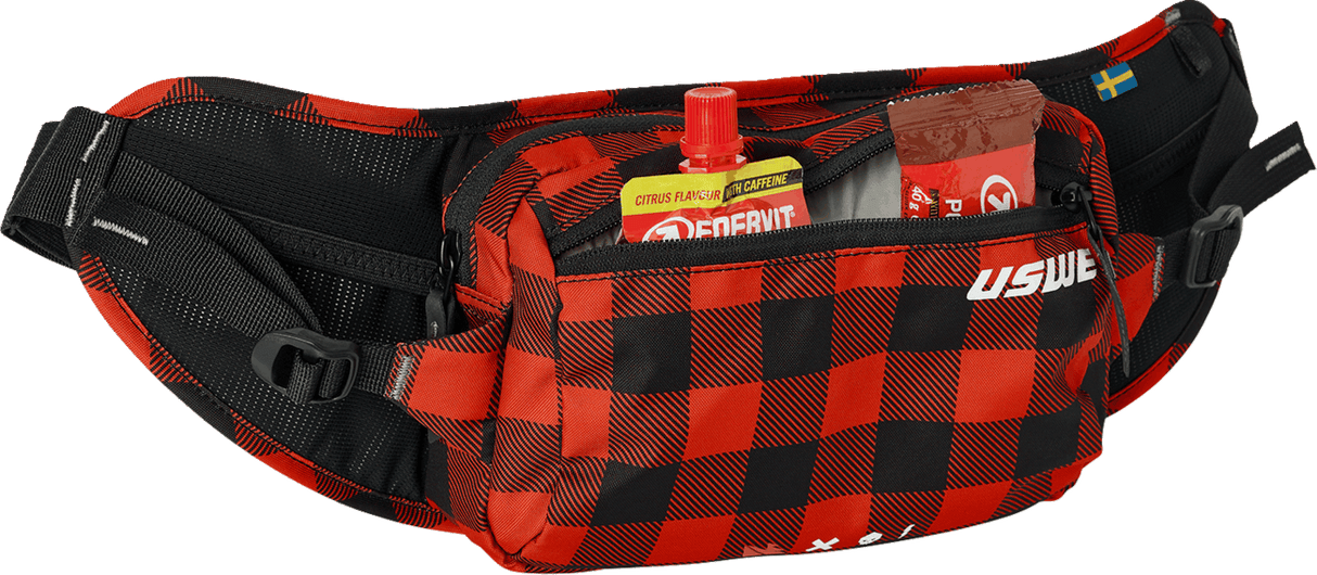 USWE Waist Hip Pack - 2L - Flannel Red 202083048