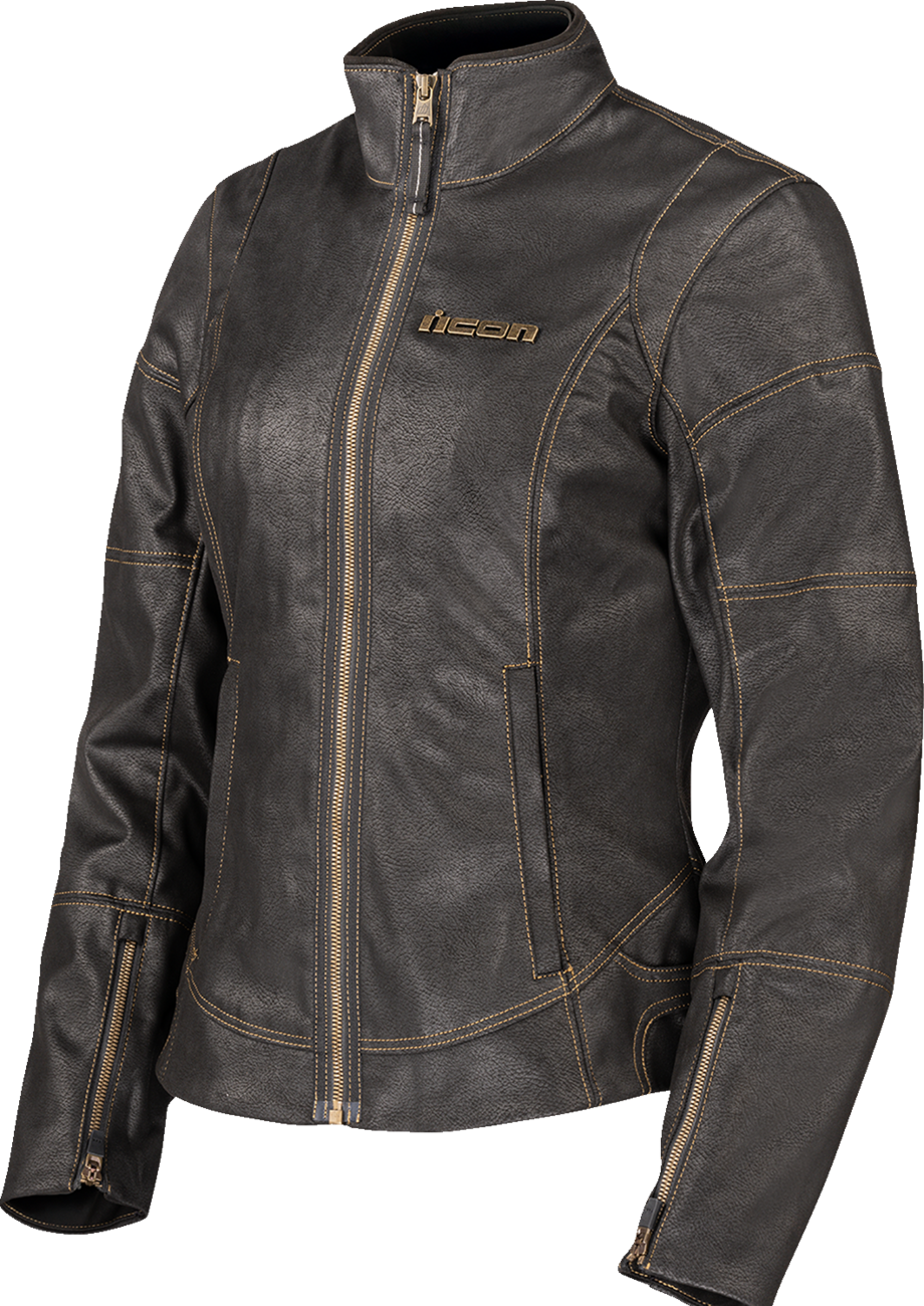 ICON Women's Tuscadero3* Jacket - Black - Small 2822-1770