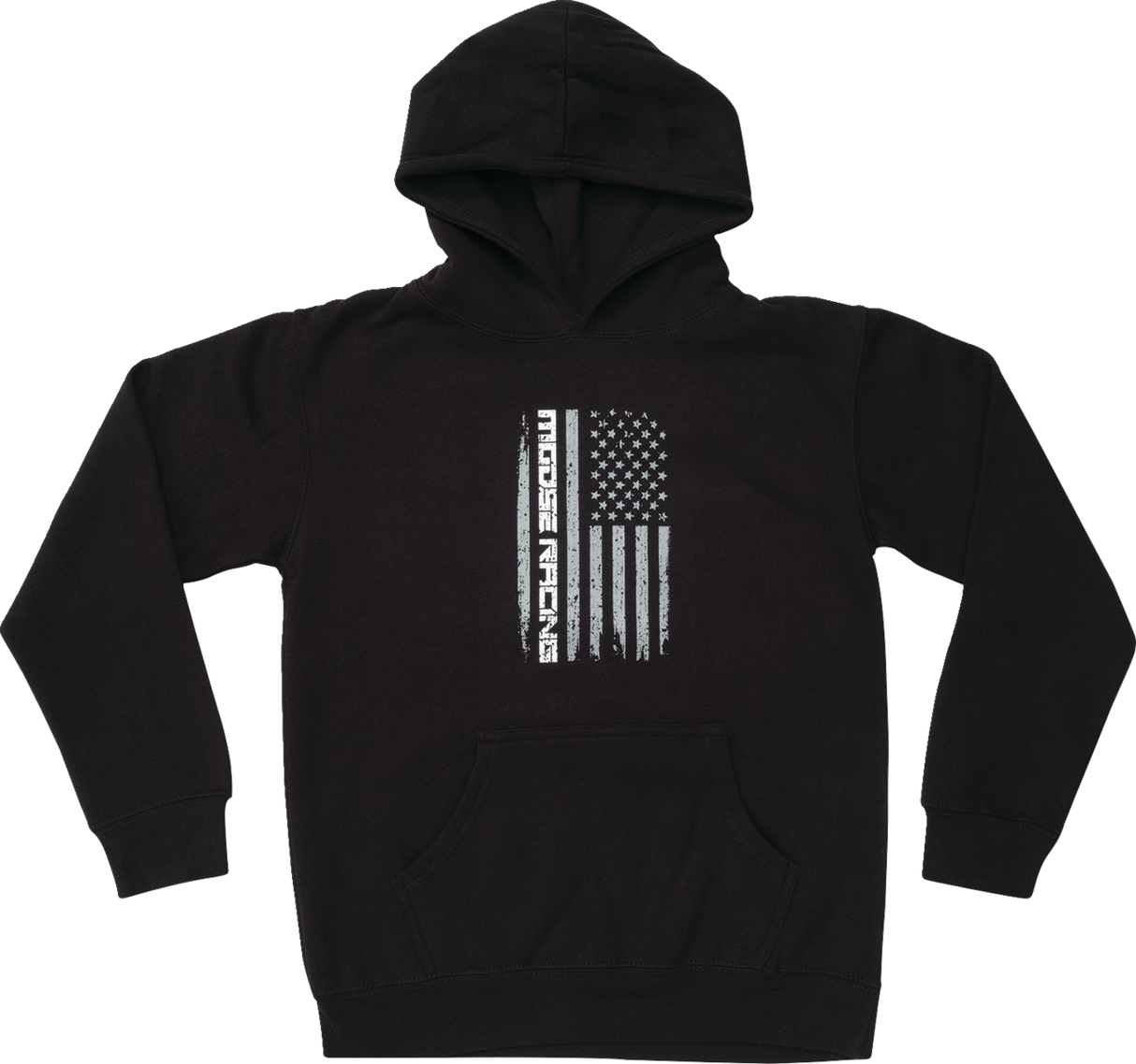 MOOSE OFFROAD Youth Stars and Stripes Forever Hoodie - Black - Medium 3052-0703
