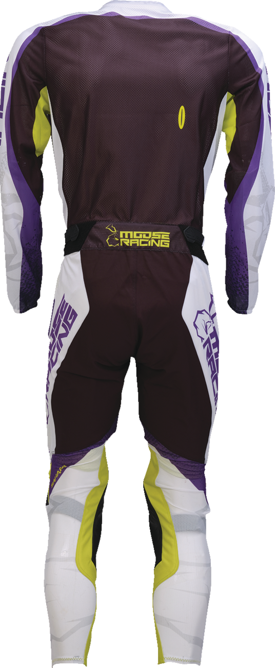 MOOSE OFFROAD Sahara Jersey - Purple/Hi-Viz - Medium 2910-8347