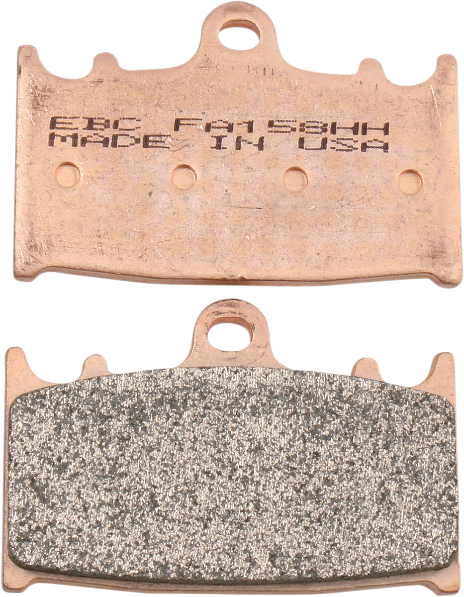 EBC FA-HH Series Sintered Front Brake Pads - FA158HH (Kawasaki / Suzuki / Vertemati 1989–2023)