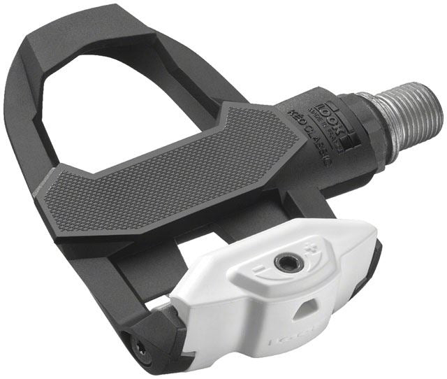 LOOK KEO CLASSIC 3 Clipless Pedals – Single Sided, Chromoly, 9/16", Black/White