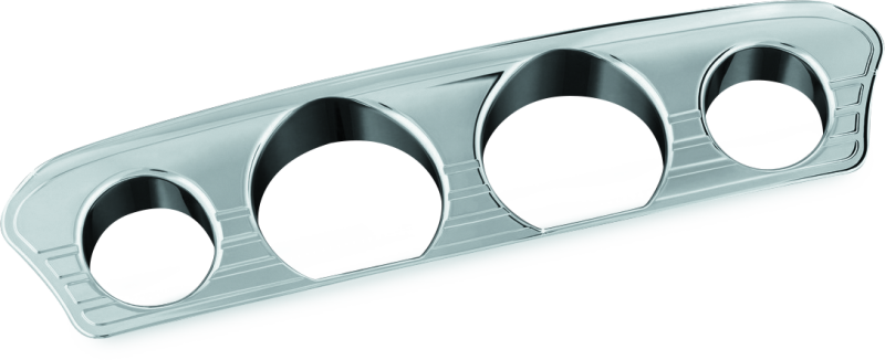 Kuryakyn Tri-Line Gauge Trim 14-Up Touring Models Chrome - Cycle City Outdoors