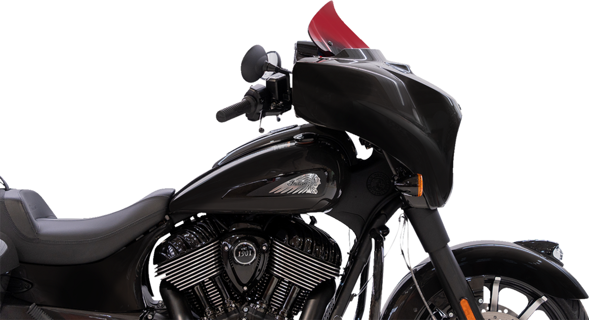 KLOCK WERKS Kolor Flare* Windshield - 10" - Red KWW-04-0636