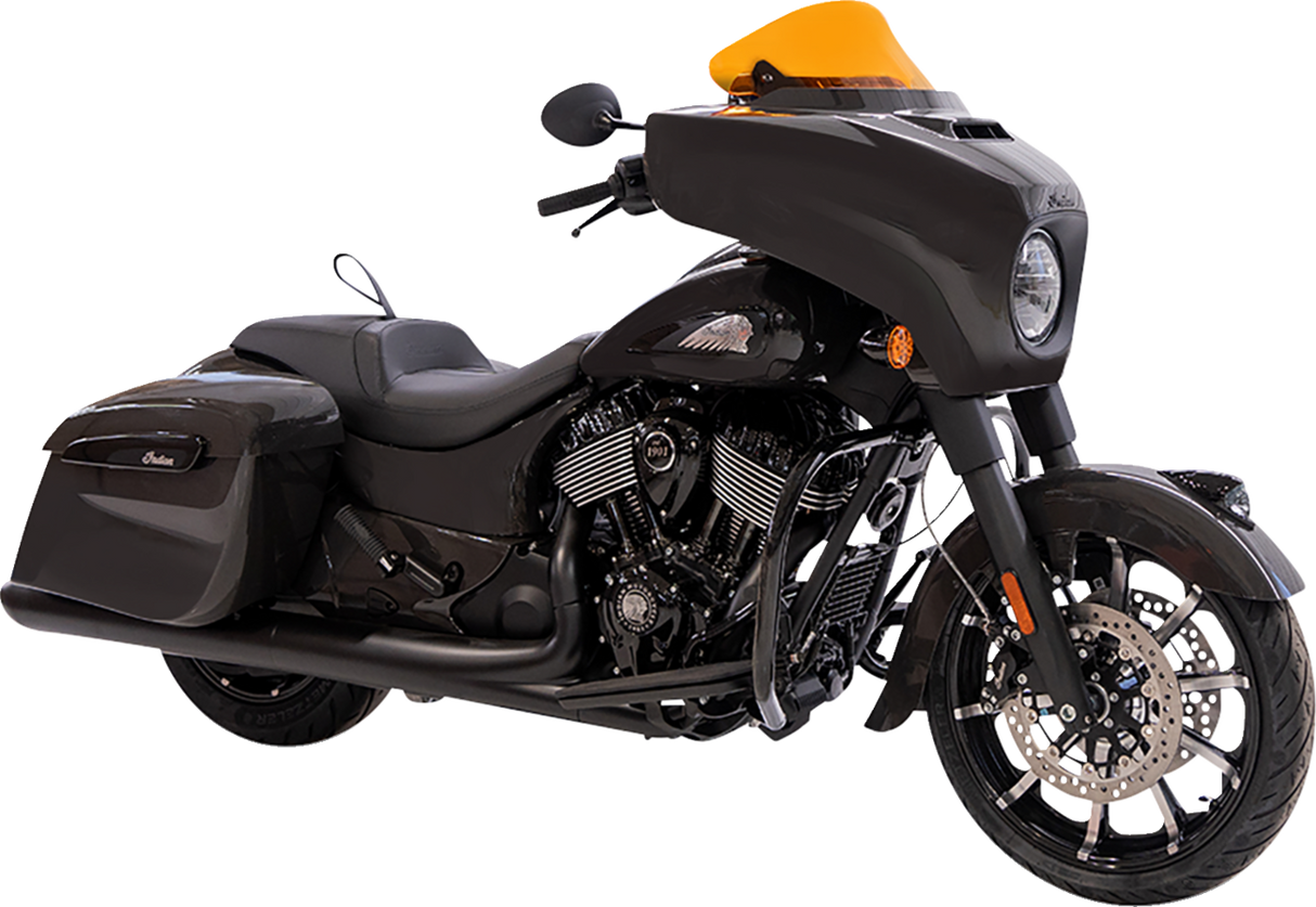 KLOCK WERKS Kolor Flare* Windshield - 10" - Orange KWW-04-0637