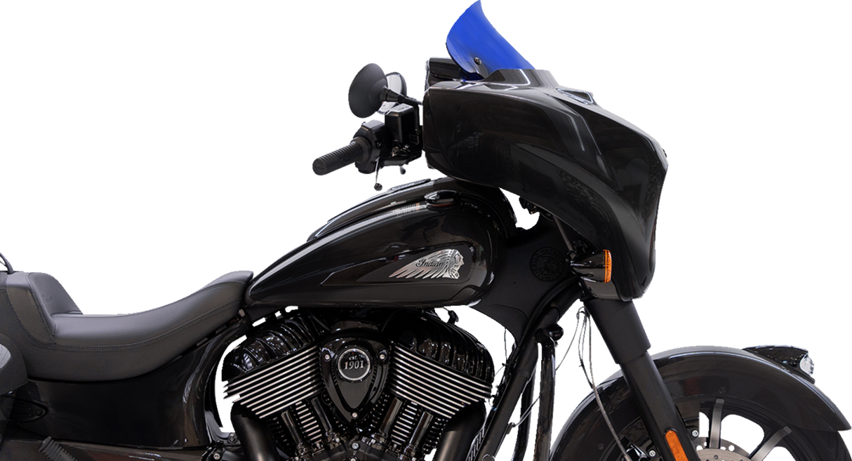 KLOCK WERKS Kolor Flare* Windshield - 10" - Blue KWW-04-0640