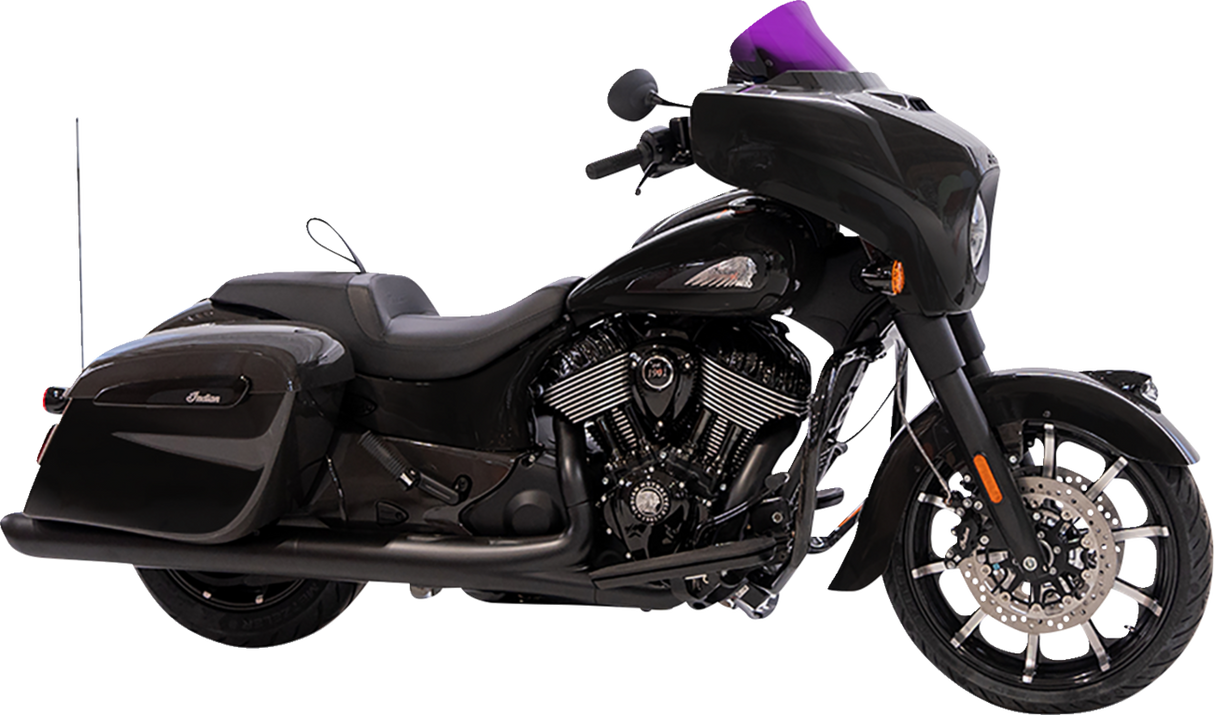 KLOCK WERKS Kolor Flare* Windshield - 10" - Purple KWW-04-0641