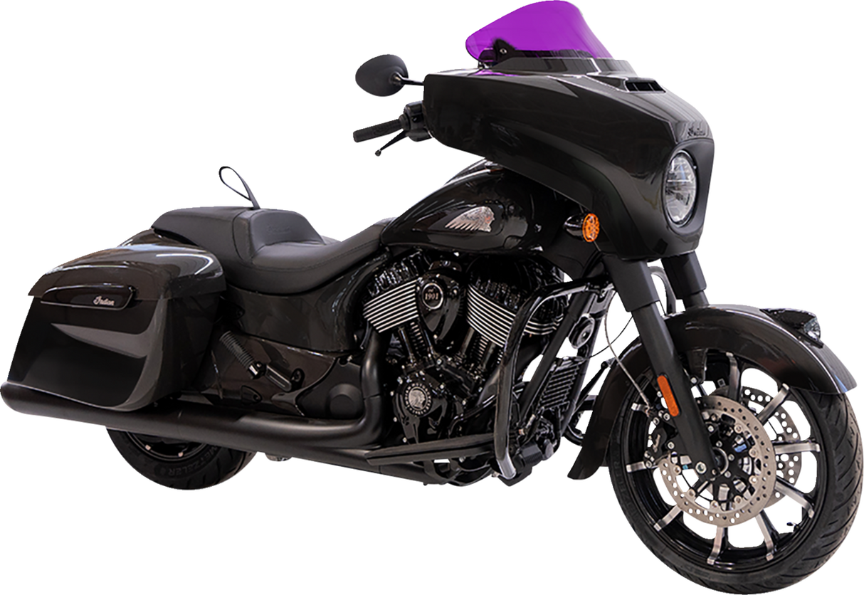KLOCK WERKS Kolor Flare* Windshield - 10" - Purple KWW-04-0641