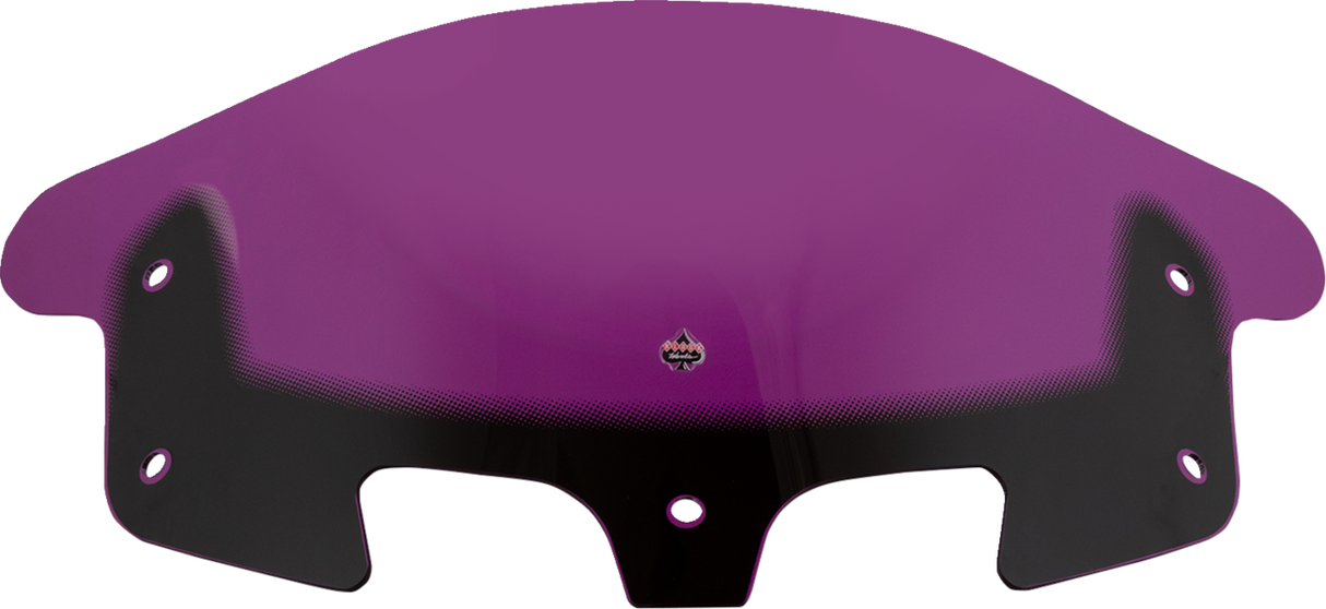 KLOCK WERKS Kolor Flare* Windshield - 10" - Purple KWW-04-0641