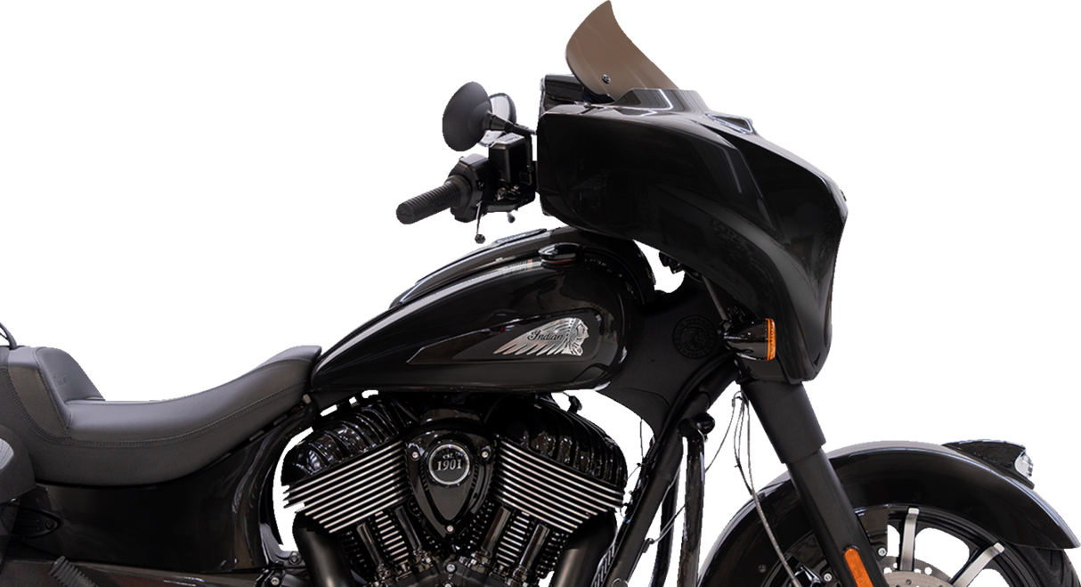 KLOCK WERKS Kolor Flare* Windshield - 10" - Bronze KWW-04-0642