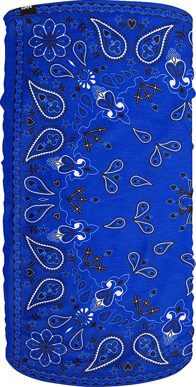 ZAN HEADGEAR Motley Tube? Fleece Lined - Blue Paisley TF111
