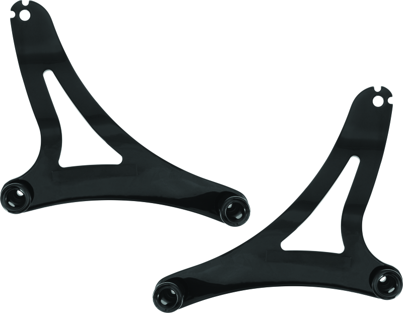 Kuryakyn Fixed Mounts Multi-Purpose Driver & Passenger Backrest 14-22 Indian Models Black - Cycle City Outdoors