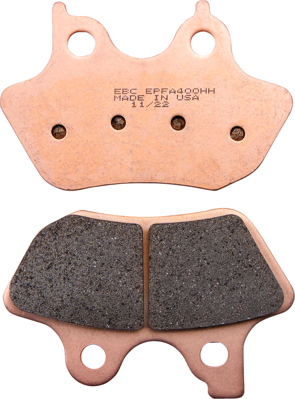 EBC EPFA-HH Series Sintered Brake Pads - EPFA400HH (Harley-Davidson FLHR Road King / FLSTC Heritage Softail Classic / FLSTF Fat Boy 2000–2007)
