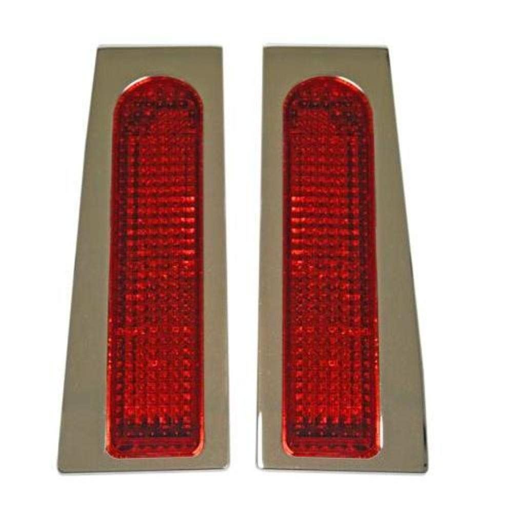 Custom Dynamics Chrome Fillerz Saddlebag Support LEDs GEN-FDRS-RED-C - Cycle City Outdoors