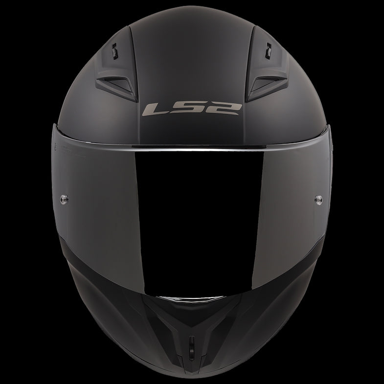 LS2 Centric Motorcycle Helmet w/ Silver Shield Matte Blk