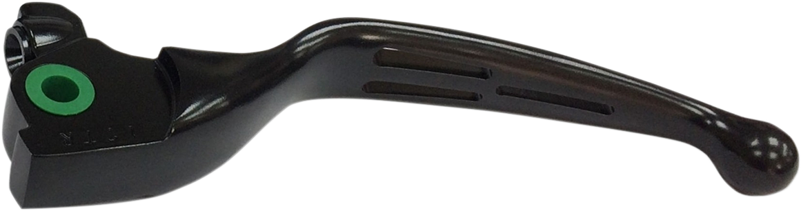 DRAG SPECIALTIES Clutch Lever - Wide Blade - Slotted - Black H07-0604MB-C - Cycle City Outdoors
