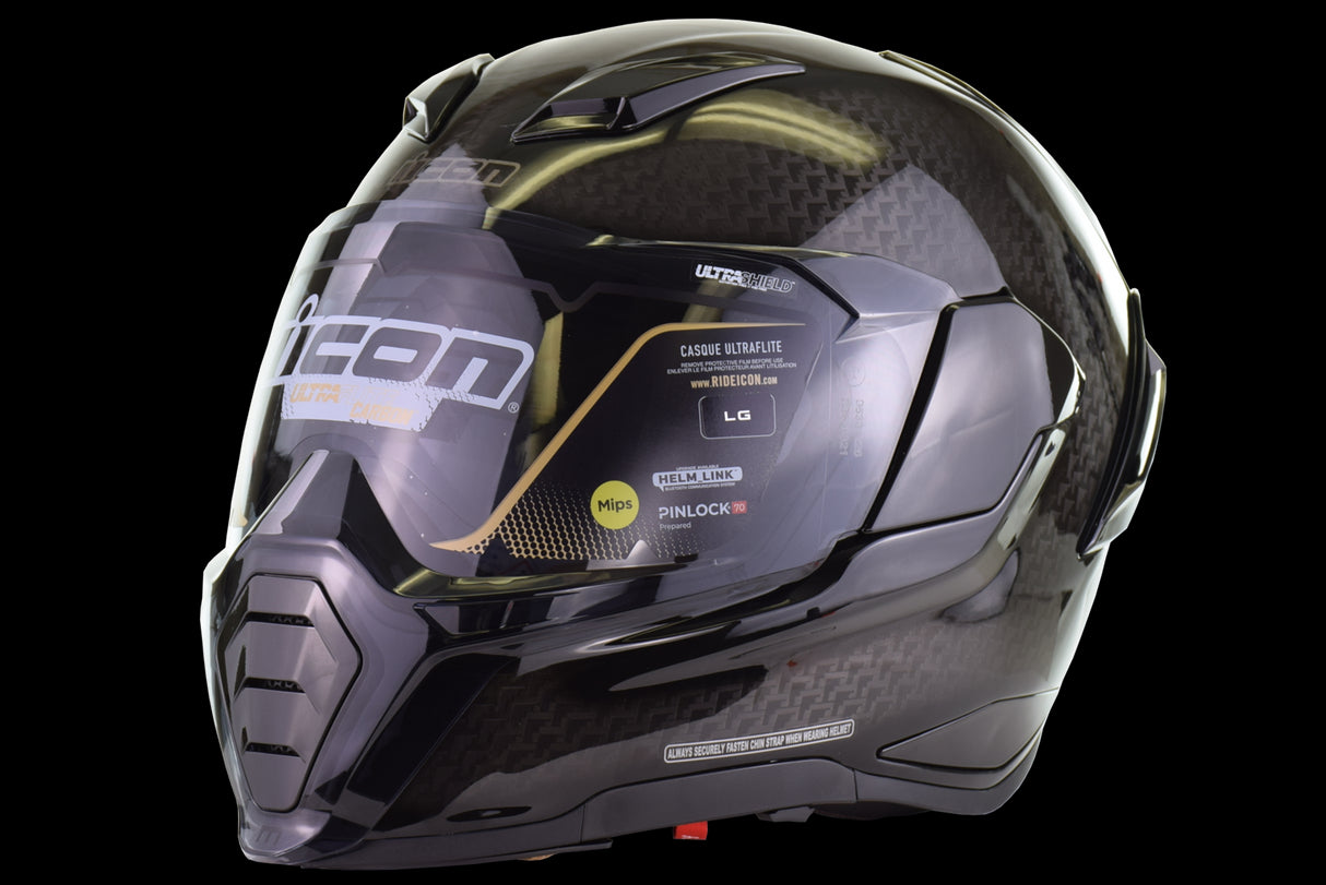 ICON Ultraflite™ Helmet - Carbon - MIPS® - Black