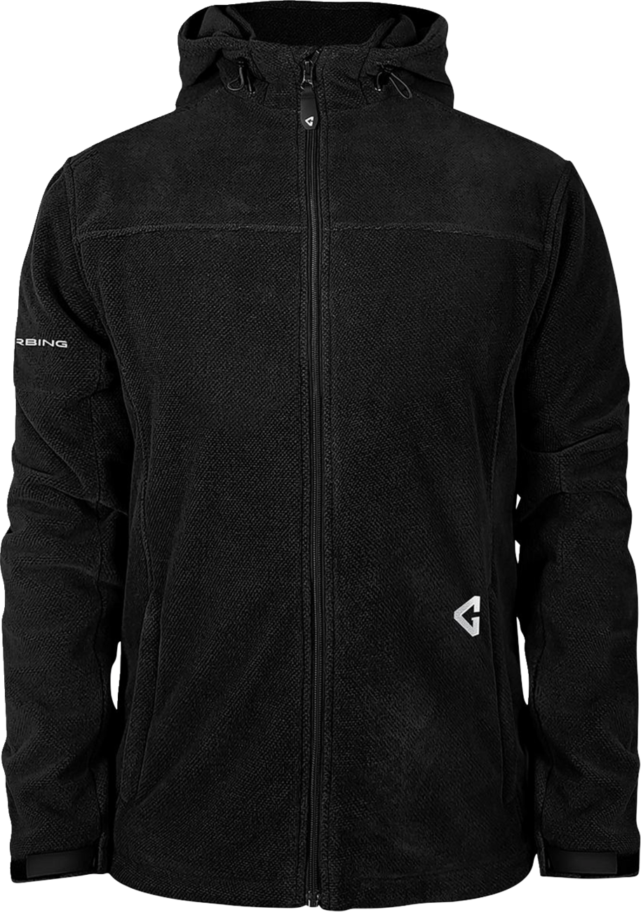 GERBING HEATED CLOTHING 7V Thermite Fleece Heated Jacket 2.0 - Black - Small GER-TFJKT-7V-M-B-S