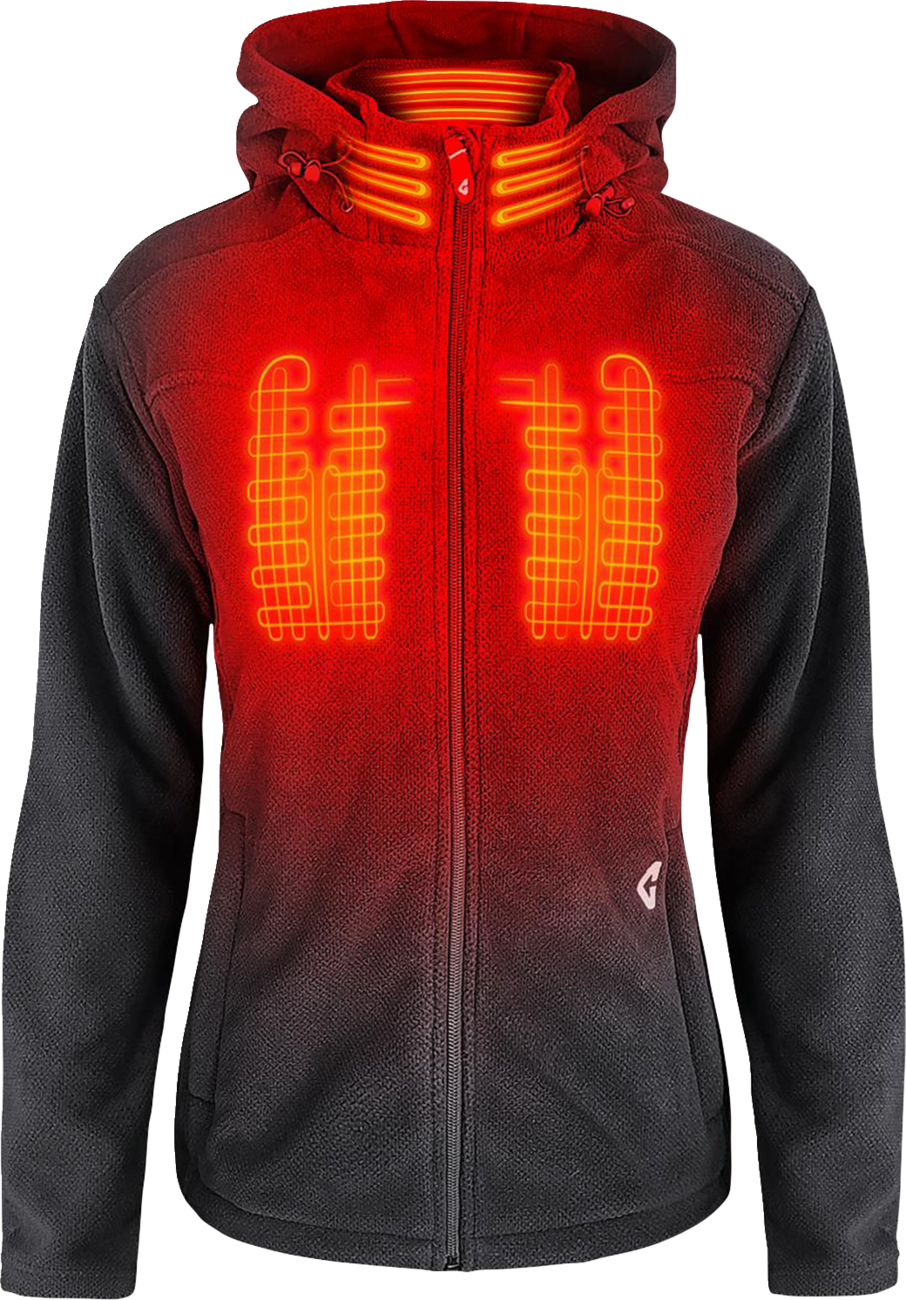 GERBING HEATED CLOTHING Women's 7V Thermite Fleece Heated Jacket 2.0 - Gray - XS GER-TFJKT-7V-W-G-XS