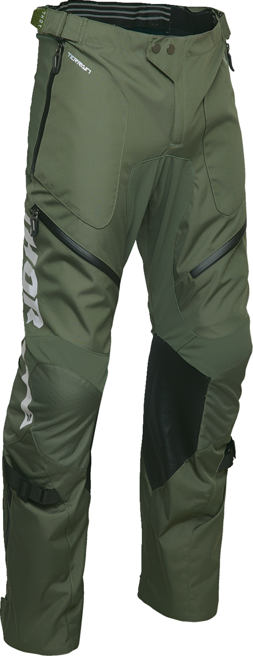 THOR Terrain Over-the-Boot Pants - Army/Charcoal - US 42 2901-12156