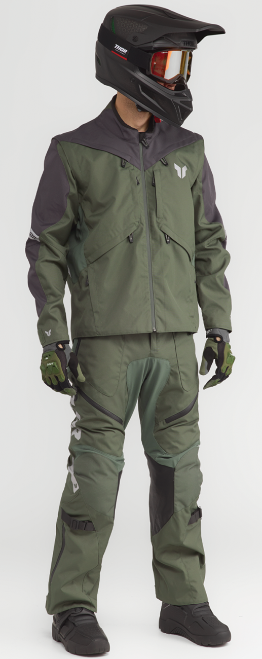 THOR Terrain Over-the-Boot Pants - Army/Charcoal - US 40 2901-12155