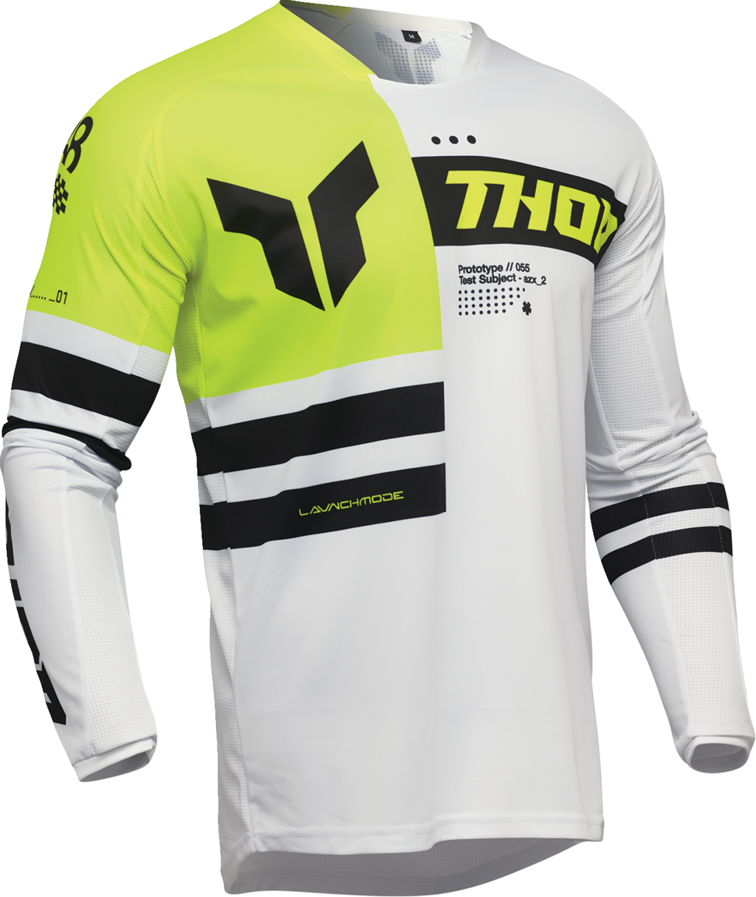 THOR LAUNCHMODE Dozer Jersey - Acid/Black - Large 2910-8280