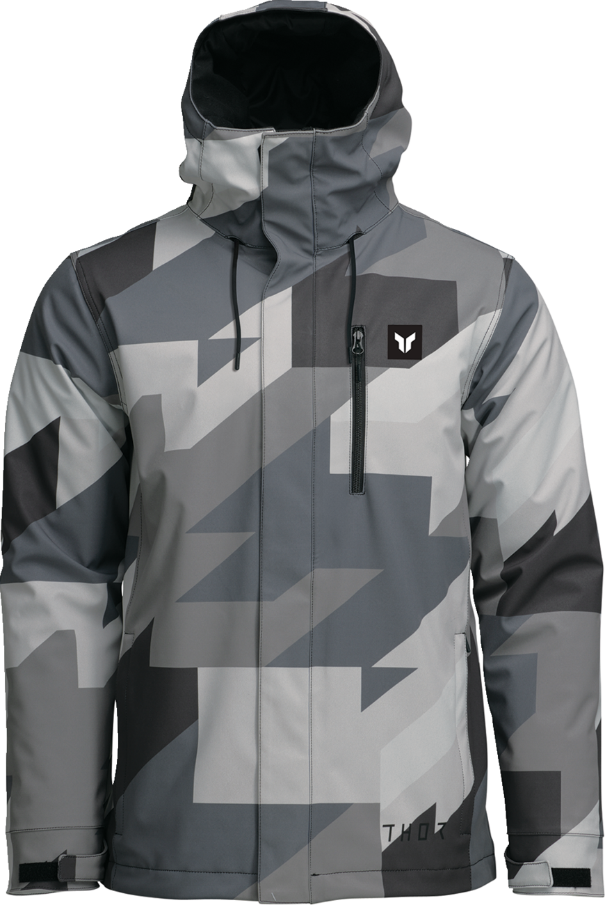 THOR Brave Tour Jacket - Gray/Black Camo - Small 2920-0861