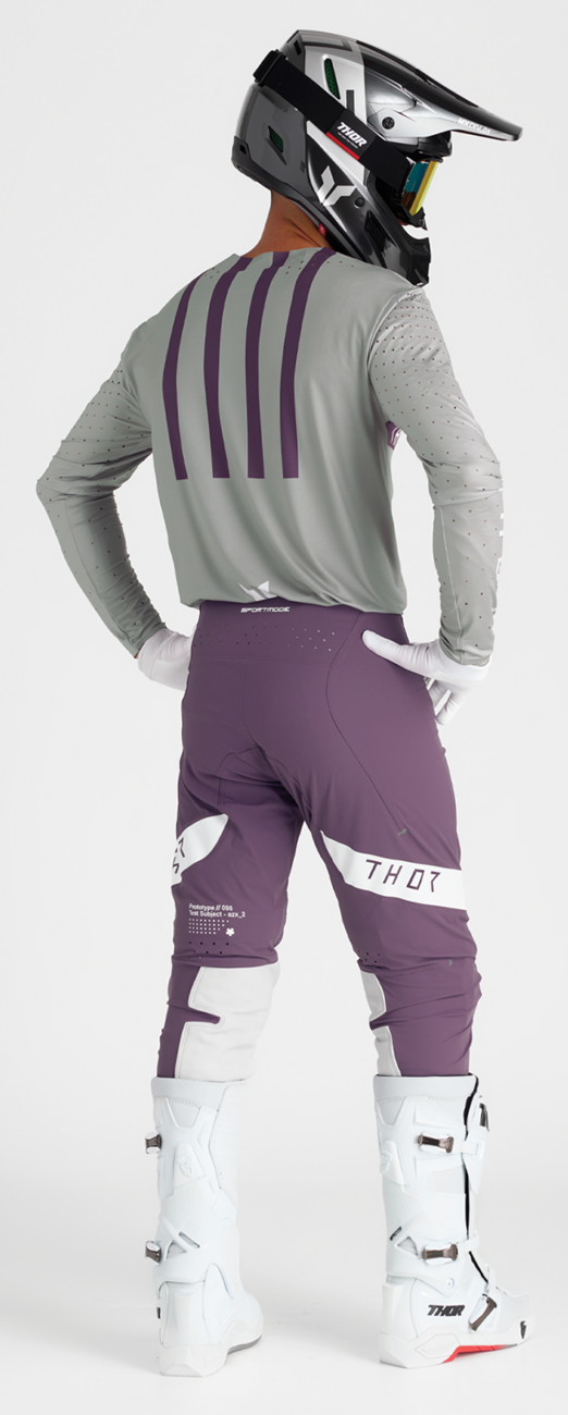 THOR SPORTMODE Flite Jersey - Gray/Purple - 2XL 2910-8276